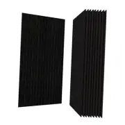 Acoustic Wall Panels 10 Pack, 48 x 24 per Acoustic Panels Sound Black