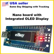 Nano V3 Board ATmega328P CH340 Controller with 0.91'' OLED Display for Arduino