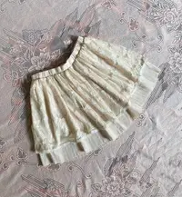 在飛比找Yahoo!奇摩拍賣優惠-8HAPPY蕾絲雪紡造型短裙(POONE.MATSUMI.0