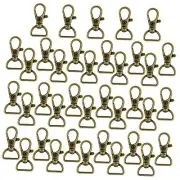 35 Pieces Swivel Clasps Lanyard Snap Hooks Keychain Clip Hook 20 mm Bronze