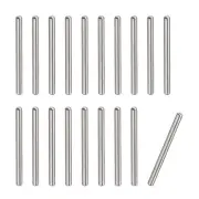1.5x18mm Dowel Pins, 20pcs Round Head Flat Chamfered End Dowel Pin