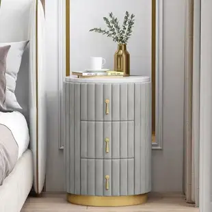 床頭櫃 北歐風ins免安裝臥室床邊收納小型櫃子置物架輕奢床頭櫃簡約現代