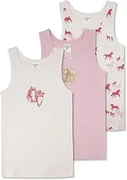 [SALT AND PEPPER] Girls' Vest, Multi-Coloured