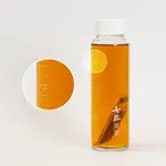 七三茶堂 茶器物丨品牌刻度冷泡茶瓶 (400ML、玻璃瓶身、 PP瓶蓋或外蓋_304不鏽鋼)