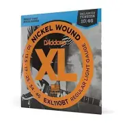 10 Sets EXL110BT Light Electric Guitar Strings Balanced Tension 10-46 D'Addario