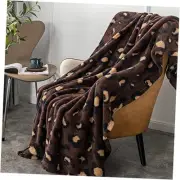 Sherpa Fleece Blanket, Throw Blanket for Couch, 50*60inch A-leopard Print