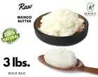 3 lb. Mango Butter 100% Pure Organic Natural Cream, Body Butter Face Skin Hair