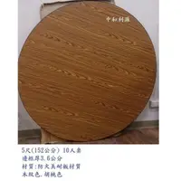 在飛比找蝦皮購物優惠-【台灣製】大圓桌 5尺(150公分)  木心板 餐桌 宴客桌