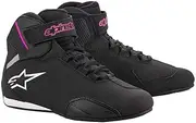 Alpinestars Women's Sektor Shoes (11.5) (BLACK/FUCHSIA), Black