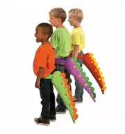 Plush Dinosaur Tails, Apparel Accessories, 6 Pieces