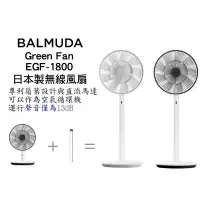 在飛比找蝦皮商城優惠-BALMUDA GreenFan EGF-1800 百慕達果