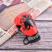 2Pcs/Pair Mini Boxing Gloves Car Pendant Solid Color Miniature Punching Glo!x CR