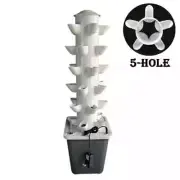 Mini Indoor Outdoor Home Grow Herb Vertical Garden Tower 6 Tiers 30 Hole Planter