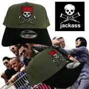 New Era x Jackass 9FORTY A-Frame Cap Olive Black MTV Limited Rare Japan New