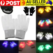 1 Pair LED Gloves Light Up Flash Adult Kids Toys Boys Girls Glow Funny Gift