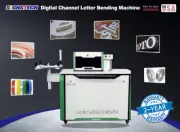 Digital Aluminium Nylon Channel Letter Bending Machine Automatic 3D CNC Bender