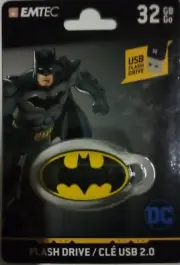 Emtec Batman USB 32 GB Flash Drive/Keychain 2.0 New Free Shipping