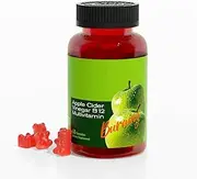 Apple Cider Vinegar Gummies – Tasty & Effective ACV Support | Boost Digestion, Energy & Detox | Vegan,Non-GMO & Gluten-Free 60 Gummies