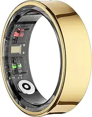 Smart Ring for Men Ladies Fitness Ring with Heart Rate Monitor Blood Oxygen Monitor Sleep Tracker Pedometer Calories Step Counter Waterproof Activity Tracker Compatible with iOS Android Phones