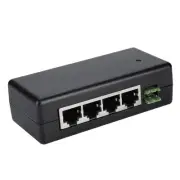 DC9V‑48V 4 Port PoE Power Adapter PoE Ethernet Power Supply Injector DC9V‑48 ECA