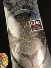 RARE SIGNED Ishod Wair Cathedral Stained Glass Real Skateboard Deck AUTOGRAPHED