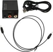 LABRIMP Digital to Analog Audio Converter and Optical Inputs High Fidelity Sound Durable Design for Theater Systems and Rvs Easy Setup Audio Converter