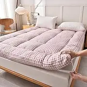 Japanese Floor Mattress,Futon Mattress, Thickened Soft Roll Up Mattress for Camping/Dormitory Floor Lounger Guest Bed/Couch Car ZSMFCD(DD,100x190cm)