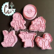 Video Game Themed Cookie Cutter With Stamp/ Embosser, 12 pieces Set
