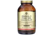 Solgar Omega-3 Fish Oil Concentrate Gluten Wheat Dairy & Mercury Free 120 Softgels