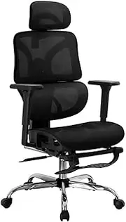 [Artiss] Ergonomic Office Chair, Mesh Computer Desk Chairs with Tilt Adjustment and Adjustable Seat Height