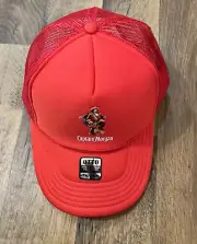Captain Morgan Snapback Otto Trucker Cap Rum World Famous Foam Front OSFM