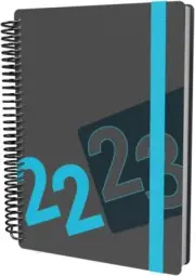 Collins Delta A5 Day To Page Mid Year Academic 2022-23 Diary - Blue FP51M.60-22