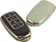 2pcs Car Key Shell Key Fob Keyless Entry Fob Car Key Replacement Car Remote Cover Keyless Remote Case Remote Key Shell Car Key Protector Key Covers for Car Keys Car Key Cover