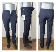 $1200 NEW WITH TAGS VALENTINO GARAVANI ULTRA SKINNY TUXEDO PANTS MEN US 28 EU 44