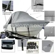 Blue Wave 2400 Pure bay Center Console Fishing T-Top Hard-Top Storage Boat Cover