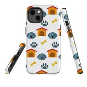 For Apple iPhone 13 Case, Armour Back Cover, Dog Houses