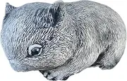 Wombat Grazing Garden Statue Ornament Scultpure Concrete Australian Made