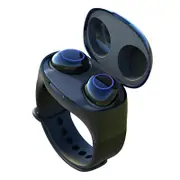 HM50 Wrist TWS Graphene Earphone bluetooth 5.0 Wireless Stereo Headset Portable Binaural Headphones BLACK COLOR
