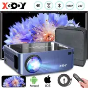 XGODY UHD 4K Projector 5G WiFi Portable Beamer Bluetooth Home Theater Video HDMI