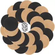 Wooden Checkers Pieces Backgammon Game Accessory Board Game Pieces