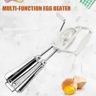 Steel Hand Held Baking Manual Whisk Mixer Blender Egg Beater Cooking Tool