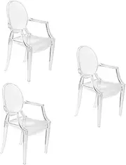 3pcs 6 Points Devil Chair Kids Folding Chair Juguetes para Americn Girl Dolls Mini Model Chair Toys Dolls Desk Chairs Mini Chair Model Furniture Decoration Miniature Chair