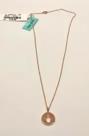 NWT~ JENNA BLUE FD 925 STERLING SILVER COPPER SEA TURTLE PENDANT & 18" NECKLACE