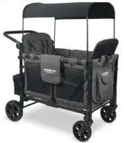 WONDERFOLD W4 Elite Stroller Wagon (4 Seater) - Collapsible Wagon Stroller with