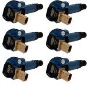 MSD Ignition 825765 for Ford 3.5L EcoBoost V6 Blue Coils 6-Pack 3-Pin Connector