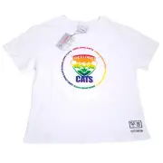 Geelong Cats AFLW Pride Tee Large / Size 14 Brand New w Tags T-Shirt