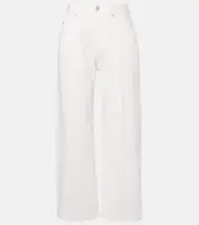 [Brunello Cucinelli] Brunello Cucinelli Dyed cotton straight pants AU 14 white