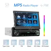 7in Car Stereo Radio HD Touch Screen Single 1 Din MP5 Player Bluetooth FM USB