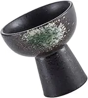 COSMEVIVI Ceramic Ice Cream Bowl High Base Trifle Cup Stylish Dessert Serving Bowl for Home