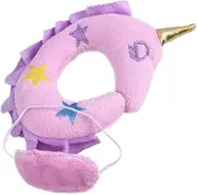 MOLUCKFU Doll Neck Pillow Blindfold Set Sleep Mask Silk Sleeping Mask Decorative Pillow 18-inch Doll Accessory